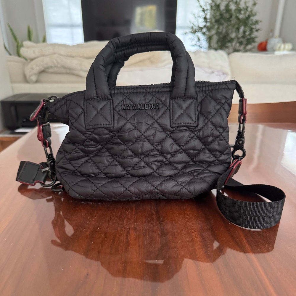 MZ Wallace Black Micro Sutton Bag